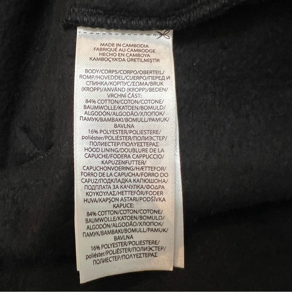 Polo Ralph Lauren The Big Fit Black Rainbow Pony Sweatshirt Hoodie. Size Large. - Picture 11 of 12